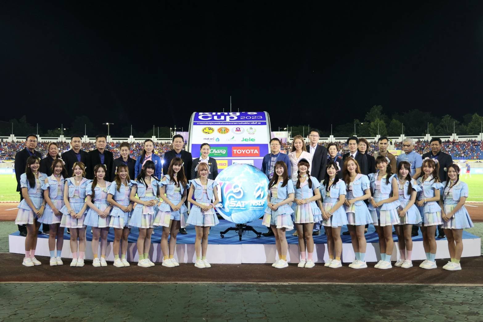 รมว.สุดาวรรณ ประธานเปิด ฟุตบอลคิงส์คัพ 2023 รอบรองชนะเลิศ ณ สนามกีฬาสมโภชเชียงใหม่ 700 ปี