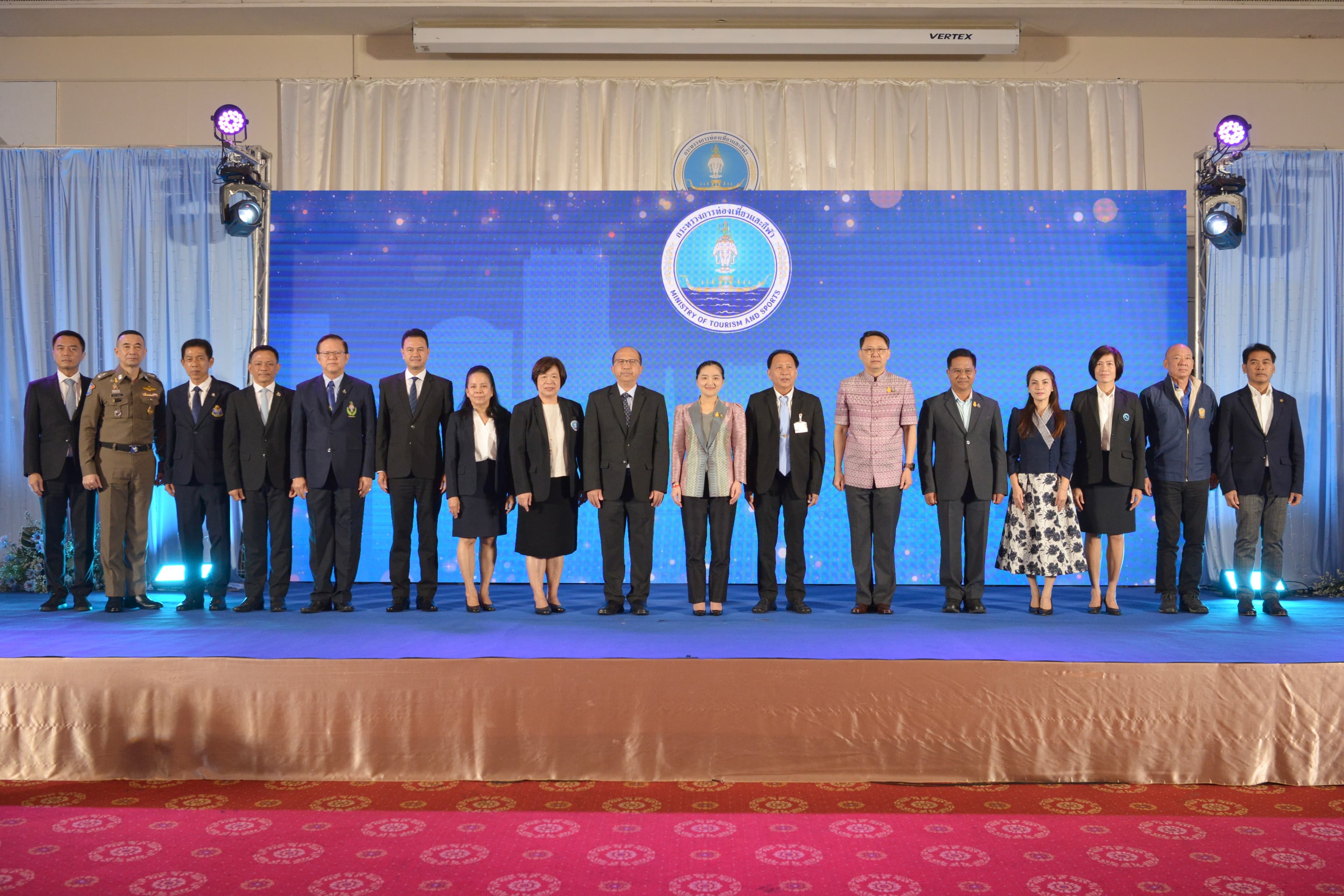 รมว.ท่องเที่ยวและกีฬา มอบนโยบายกระทรวงการท่องเที่ยวและกีฬา