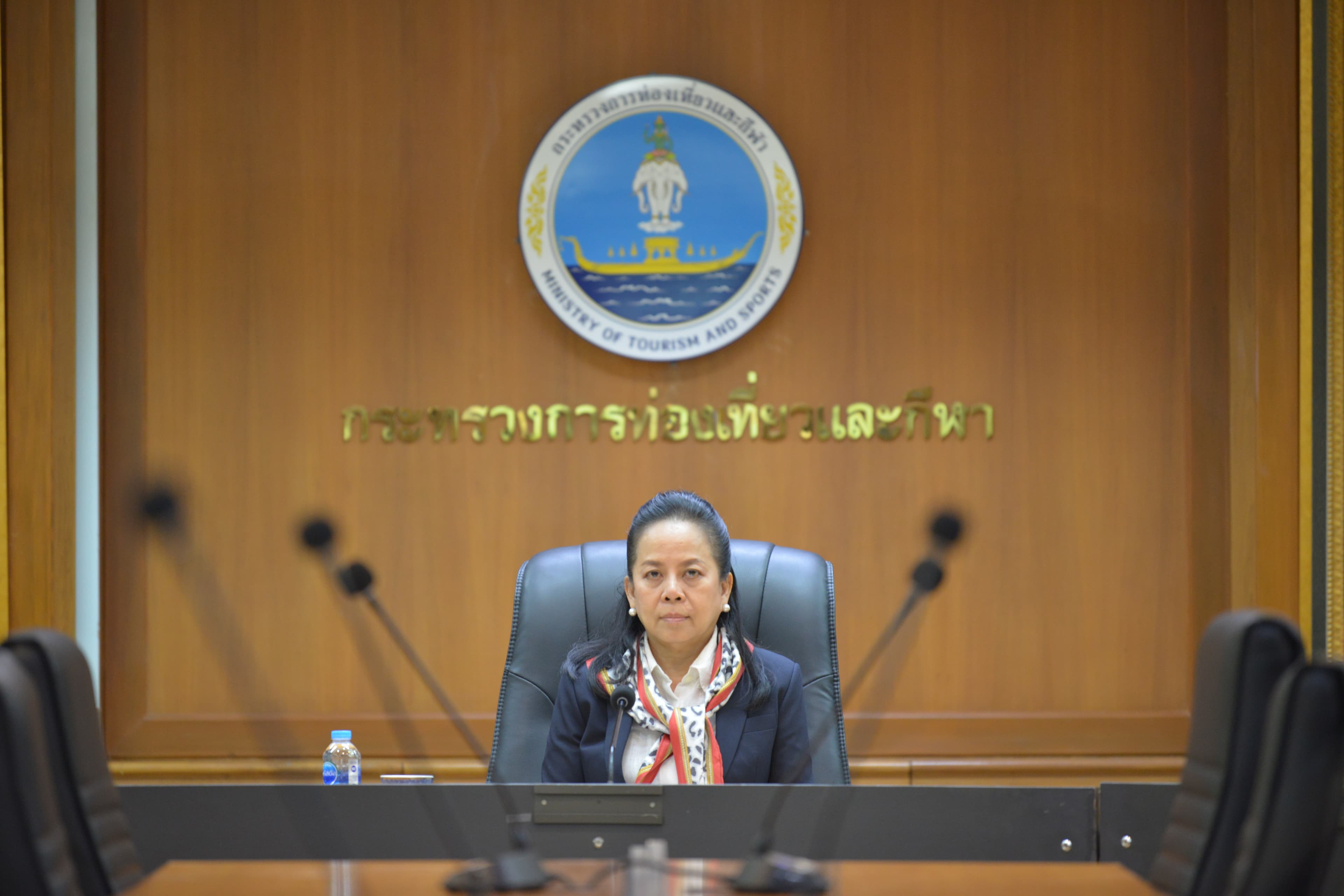 รองปลัดกระทรวงการท่องเที่ยวและกีฬา เป็นประธานการประชุมหารือการจัดงานพิธีถวายผ้าพระกฐินพระราชทาน ประจำปี 2566 ณ วัดท่าโพธิ์ วรวิหาร (พระอารามหลวง) จังหวัดนครศรีธรรมราช 