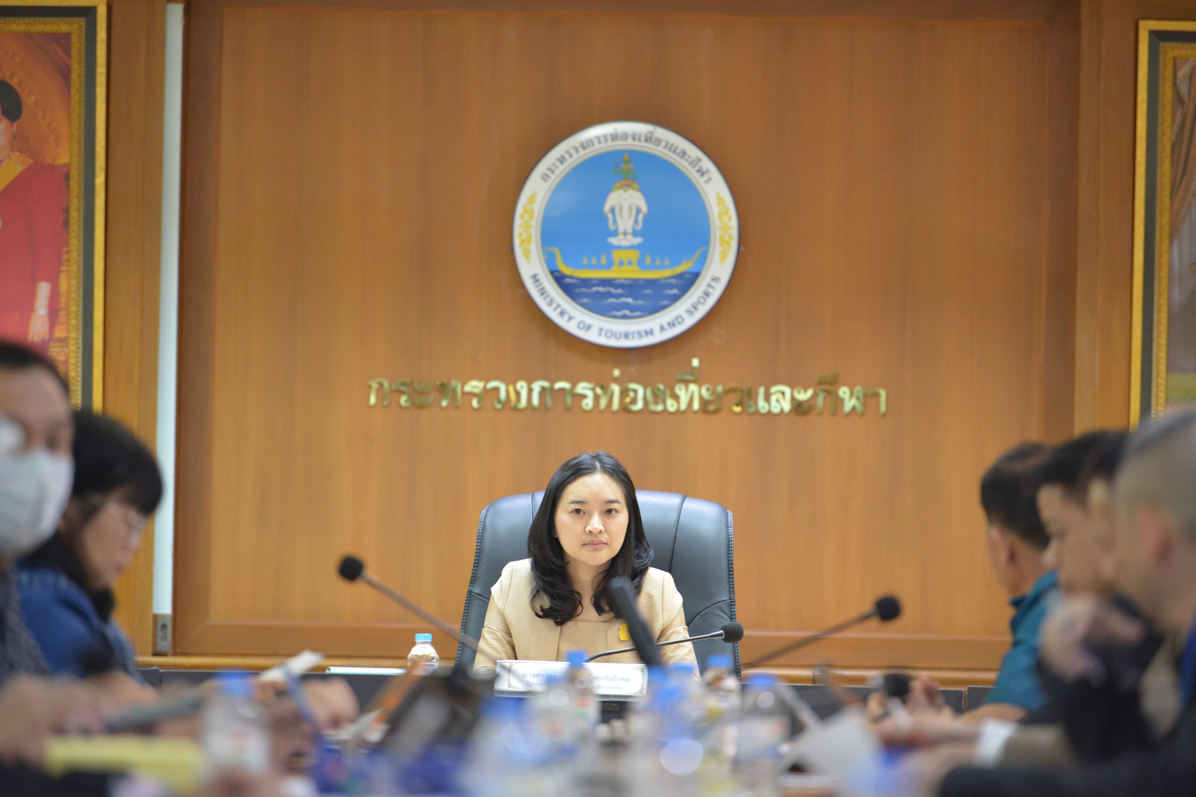 การประชุมพิจารณารายละเอียดคำของบประมาณรายจ่ายประจำปีงบประมาณ พ.ศ. 2567 ของกระทรวงการท่องเที่ยวและกีฬา