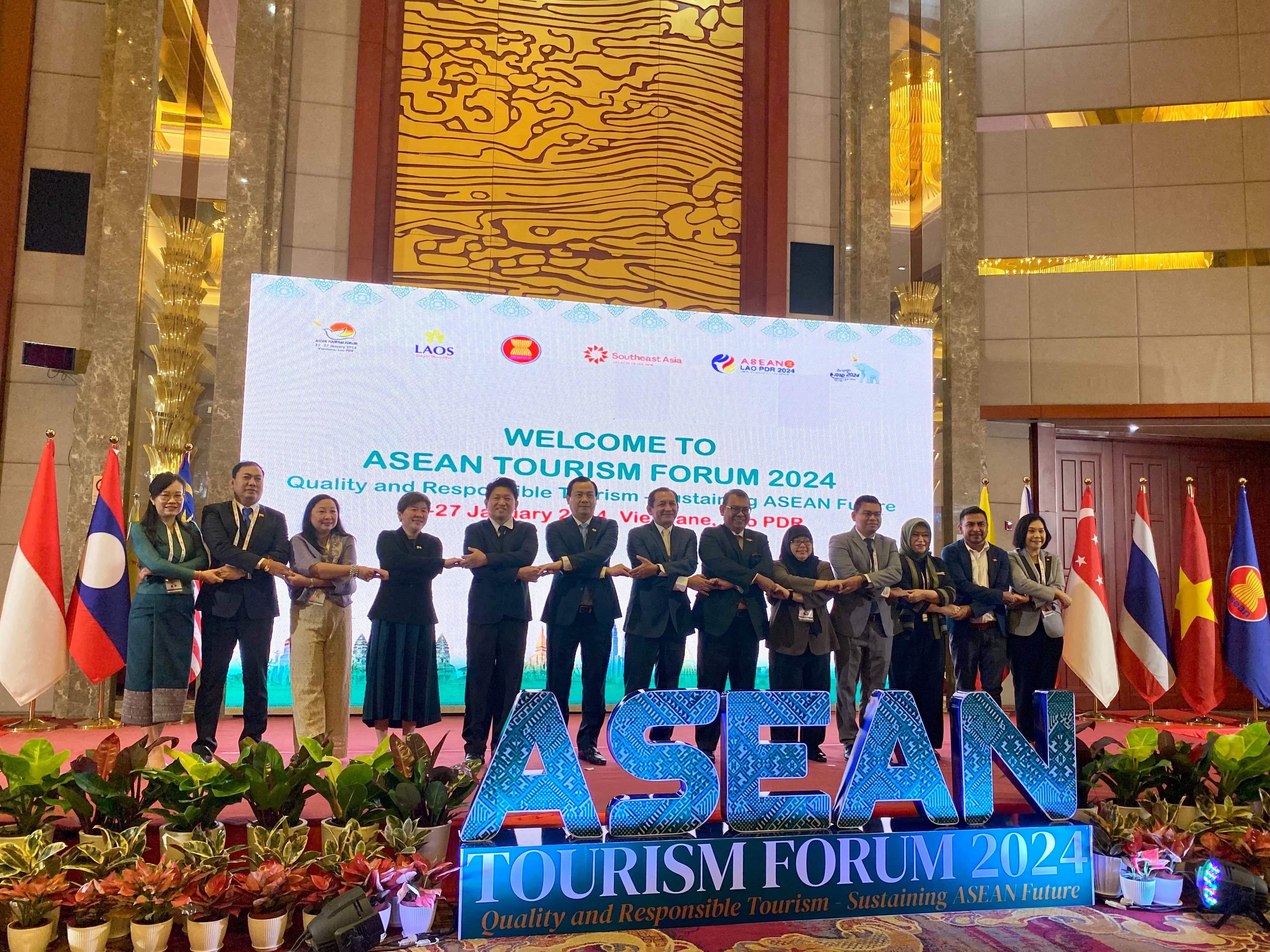 การประชุมเจ้าหน้าที่อาวุโสด้านการท่องเที่ยวอาเซียน ครั้งที่ 59 (ASEAN NTOs Meeting) ณ กรุงเวียงจันทน์ สปป. ลาว