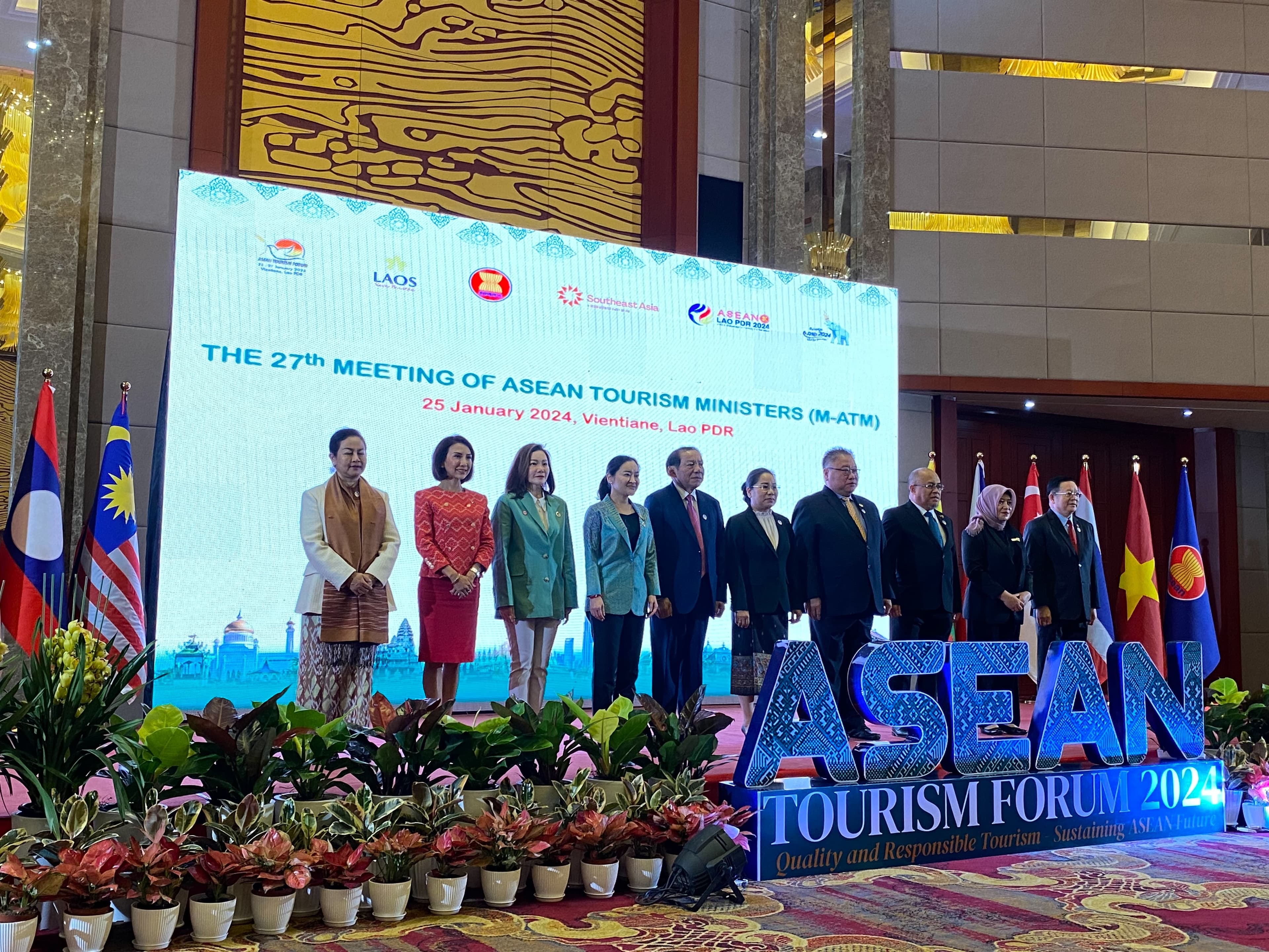 เปิดฉากการประชุม รมต. ท่องเที่ยวอาเซียน สุดาวรรณชูนโยบายท่องเที่ยวเชื่อมโยงภูมิภาค