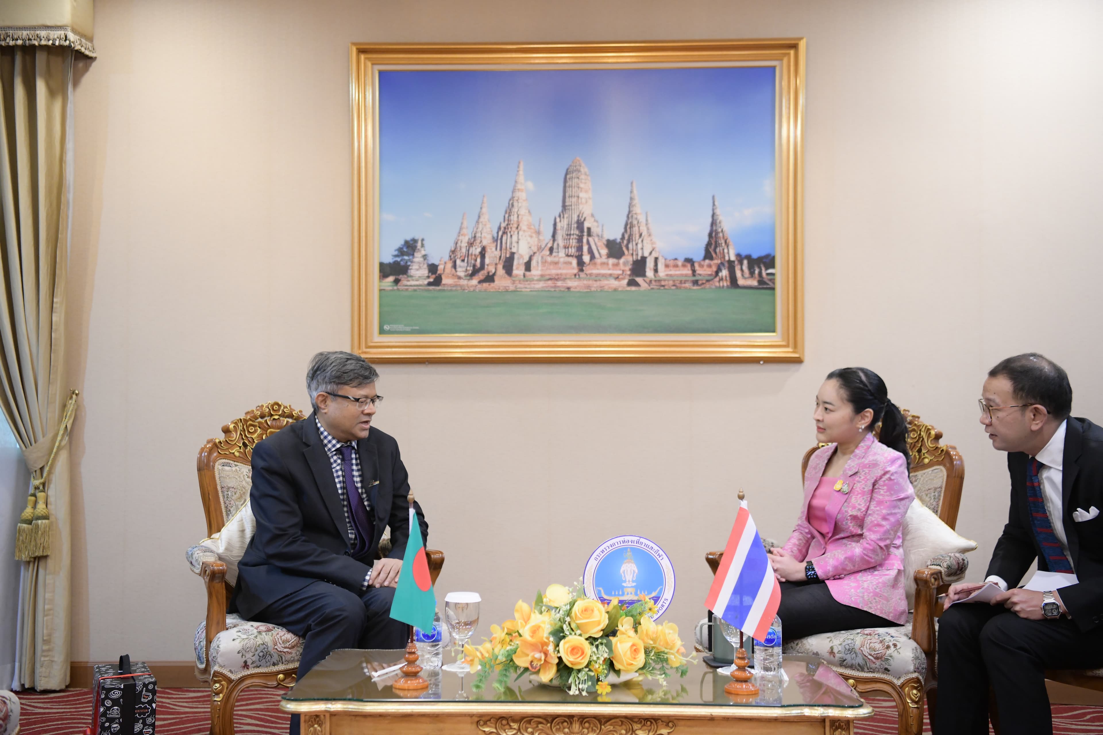 เอกอัครราชทูตสาธารณรัฐประชาชนบังกลาเทศประจำประเทศไทย เข้าเยี่ยมคารวะ รมว.สุดาวรรณ