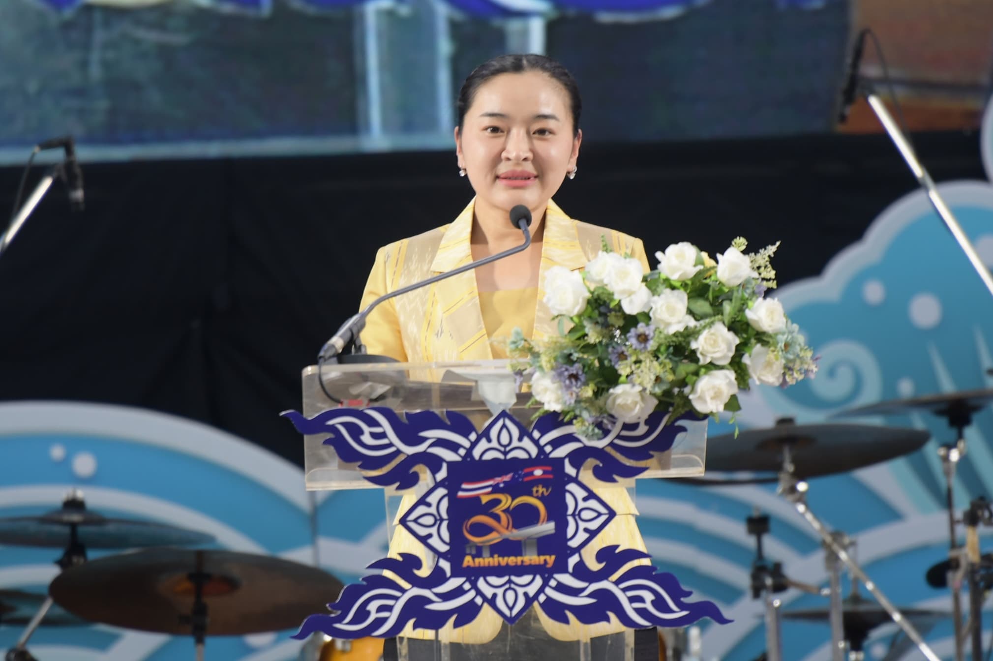 รมว.สุดาวรรณ เป็นประธานพิธีเปิดกิจกรรมมหกรรมดนตรีริมฝั่งโขง เฉลิมฉลองครบรอบ 30 ปี สะพานมิตรภาพไทย - ลาว แห่งที่ 1 (หนองคาย - เวียงจันทน์)