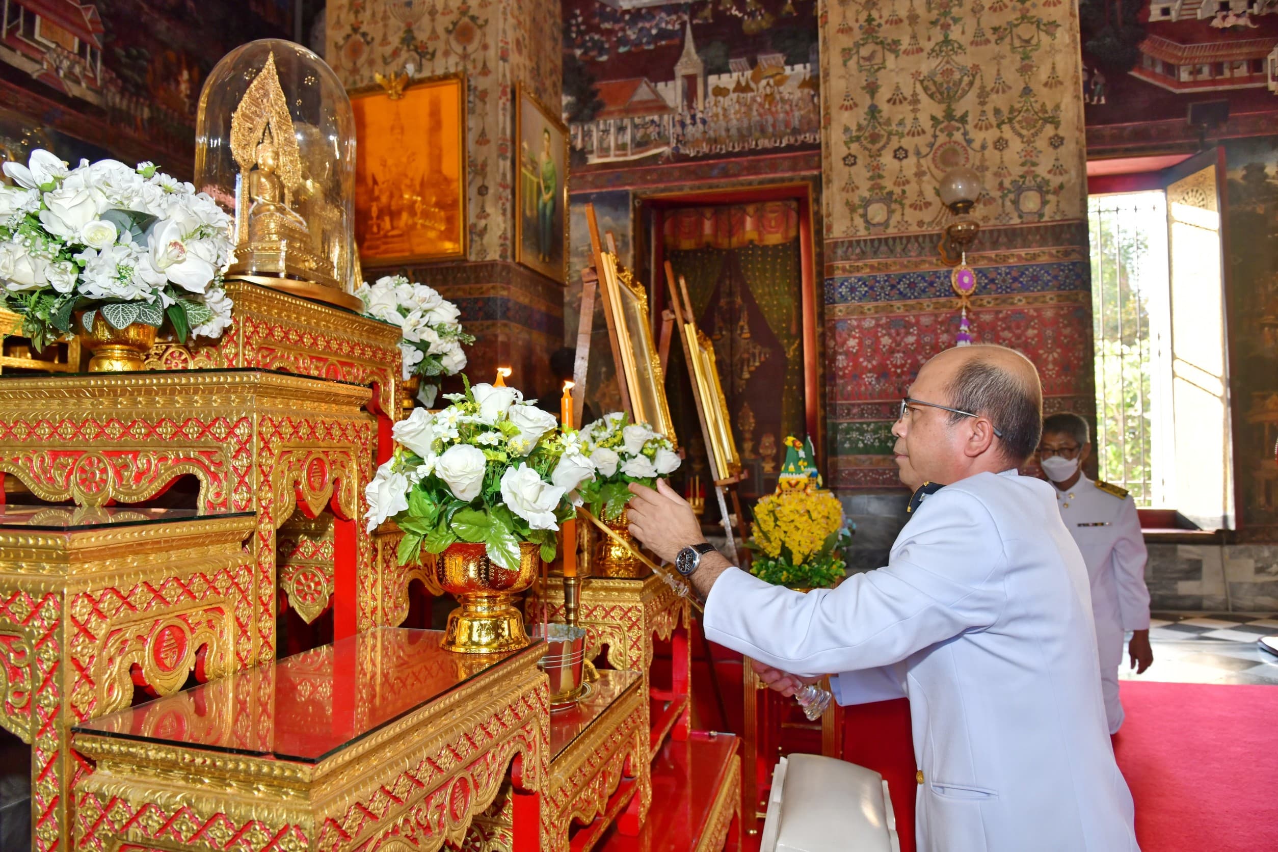 ก.ท่องเที่ยวและกีฬา จัดพิธีเจริญพระพุทธมนต์และเจริญจิตตภาวนา ถวายเป็นพระราชกุศล