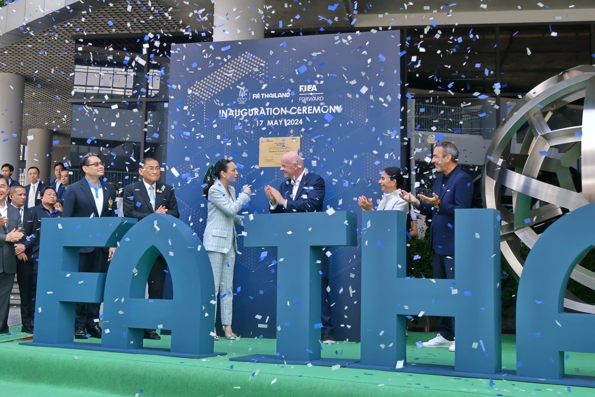 รมวเสริมศักดิ์ ร่วมเปิดอาคารสำนักงาน FA THAILAND และกิจกรรม FIFA Legacy Program