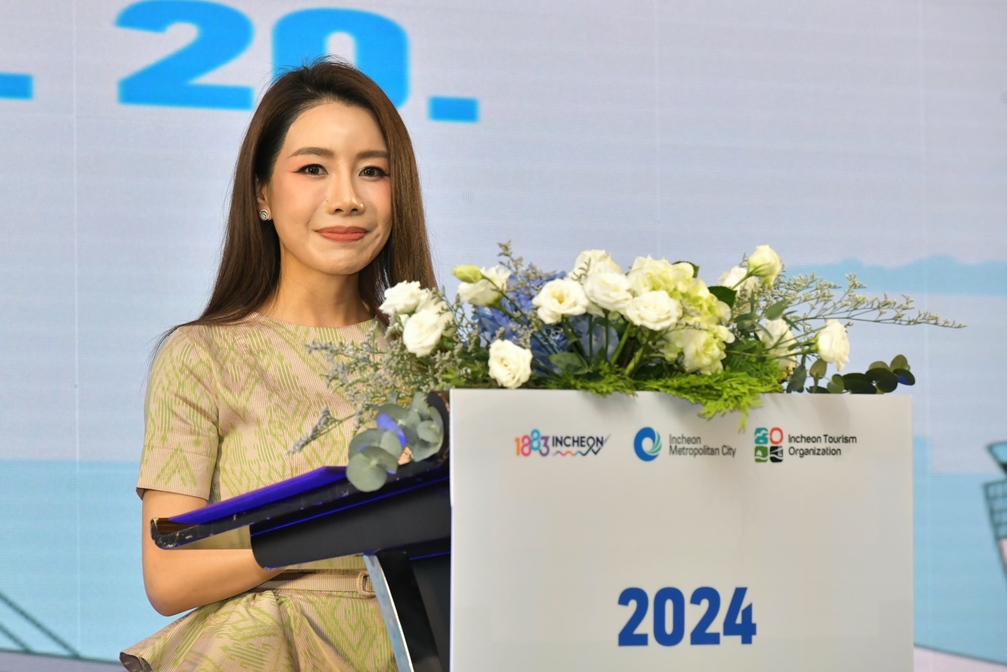 เลขาฯ เพ็ญพิสุทธิ์ กล่าวเปิดงาน "Incheon Night In Thailand" กระชับสัมพันธ์ไมตรี ไทย-เกาหลีใต้ (เมืองอินชอน)