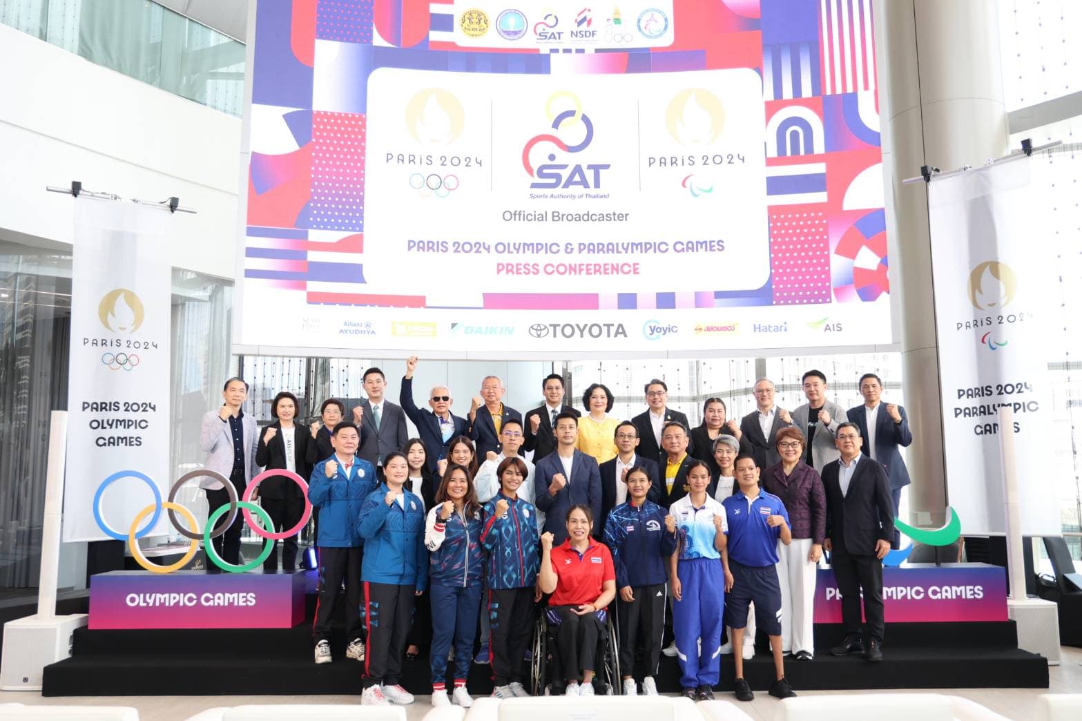 กกท. จับมือพันธมิตรร่วมถ่ายทอดสด “โอลิมปิกเกมส์ และพาราลิมปิกเกมส์ ปารีส 2024” ทุกช่องทางไม่มีจอดำ 20 ช่องสัญญาณส่งตรงจากปารีส