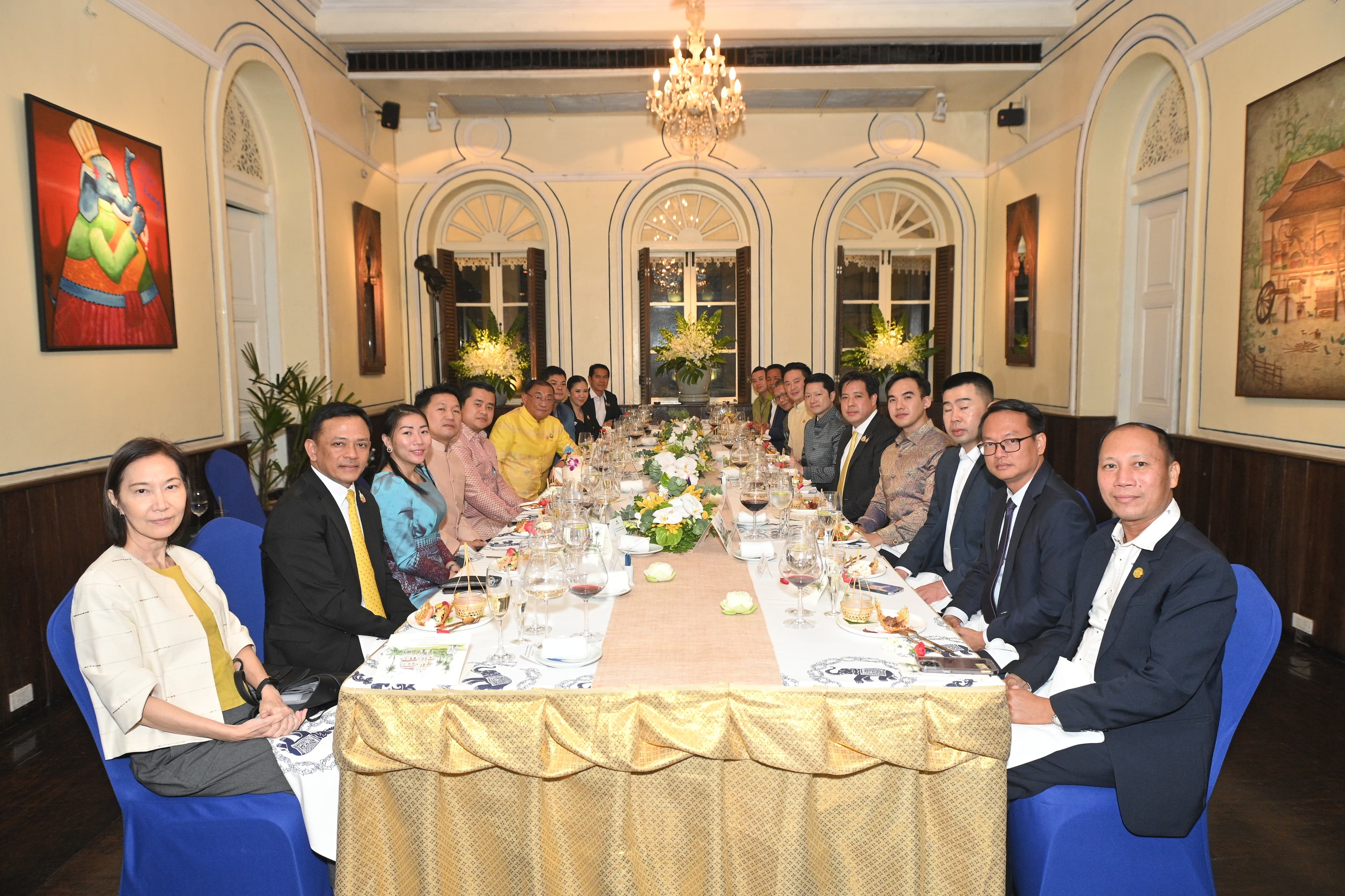 รมว.กก. จัดงานเลี้ยงอาหารค่ำเพื่อเป็นเกียรติแก่ นายสก โสเกน (H.E. SOK Soken) รัฐมนตรีว่าการกระทรวงการท่องเที่ยวแห่งราชอาณาจักรกัมพูชา
