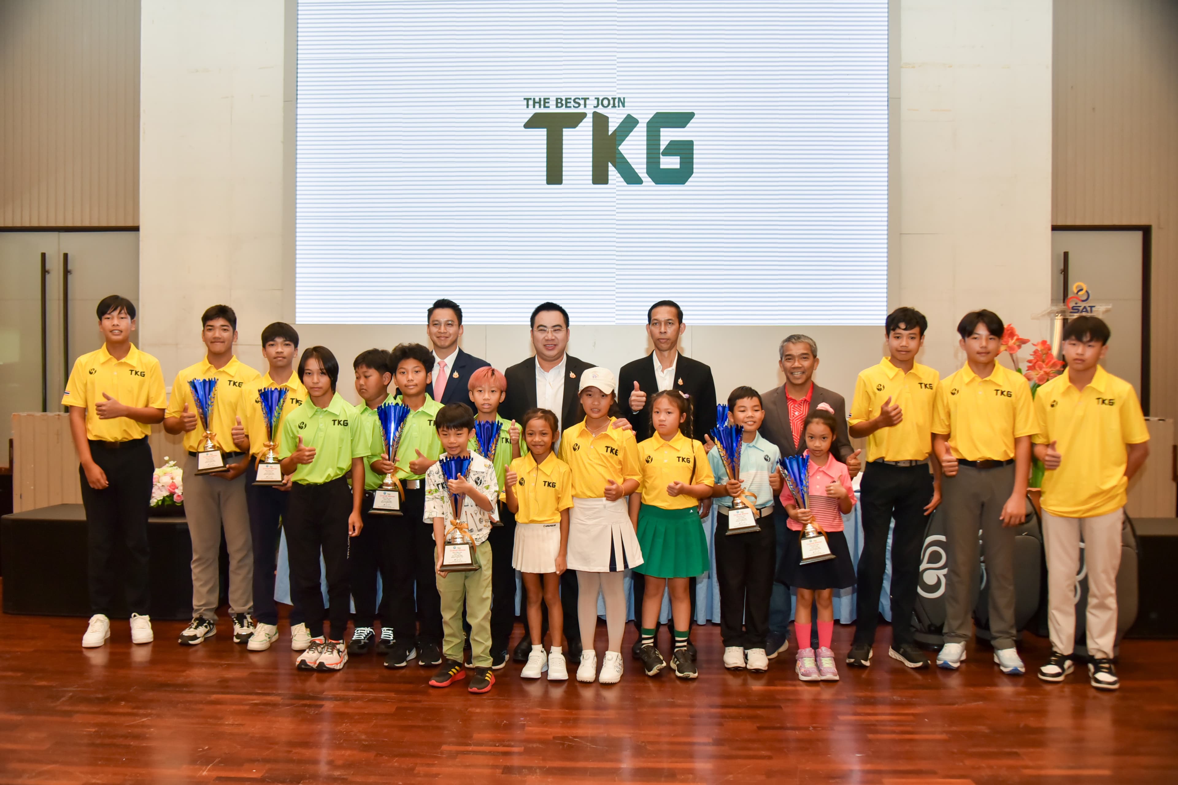 ผู้ช่วยรัฐมนตรีฯ พลภูมิ เป็นประธานในพิธีให้โอวาทนักกีฬา TKG Tour