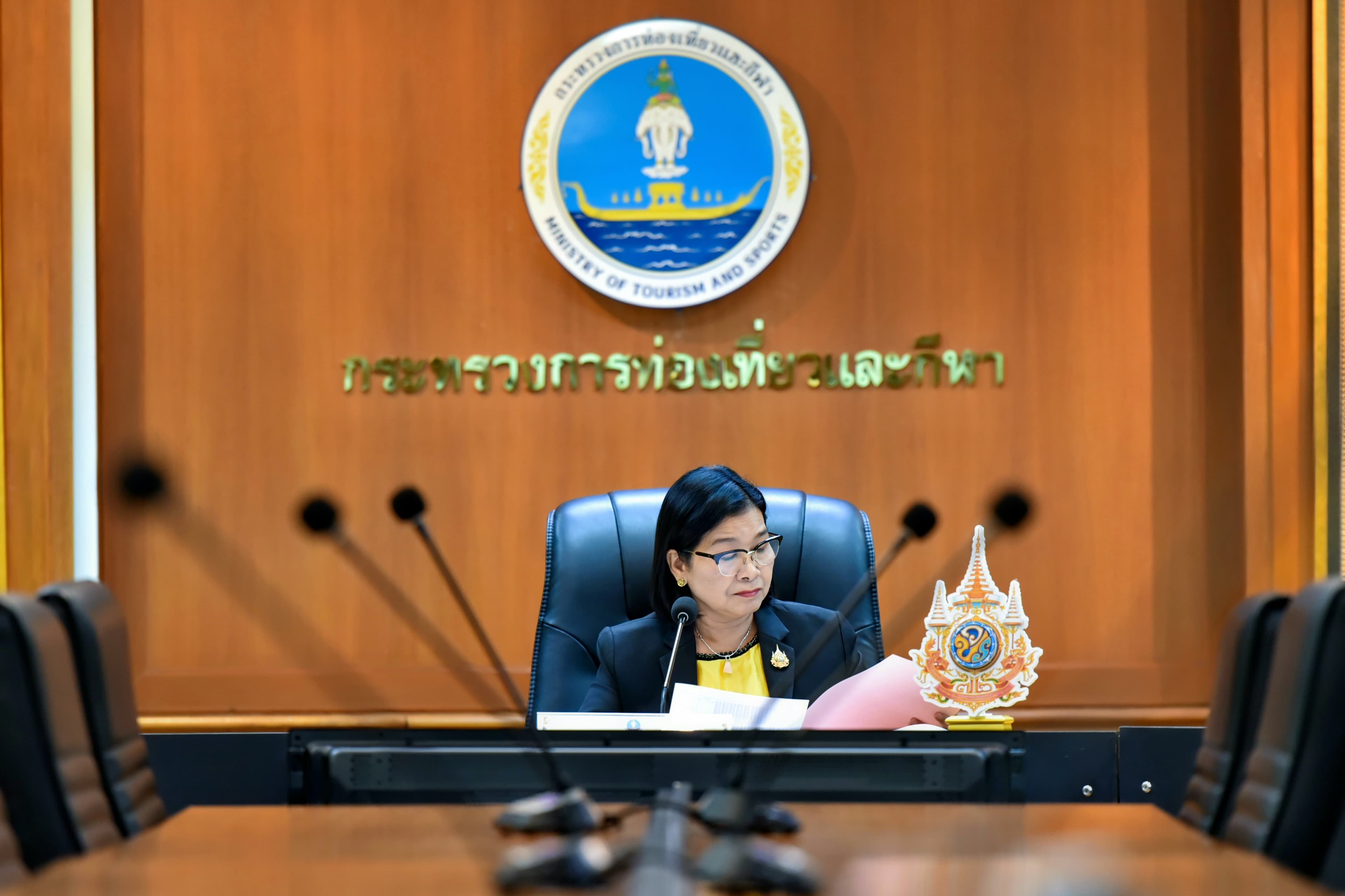 รองปลัดกระทรวงการท่องเที่ยวและกีฬา เป็นประธานการประชุมขับเคลื่อนภารกิจประจำปีงบประมาณ 2567