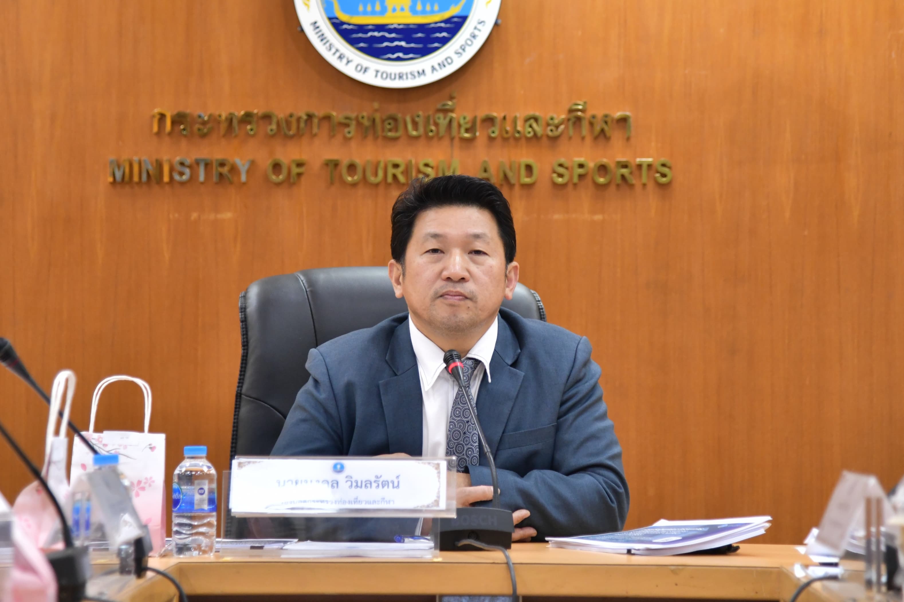 รองปลัดกระทรวงการท่องเที่ยวและกีฬาเป็นประธานประชุมคณะกรรมการขับเคลื่อนแผนงานบูรณาการสร้างรายได้จากการท่องเที่ยว