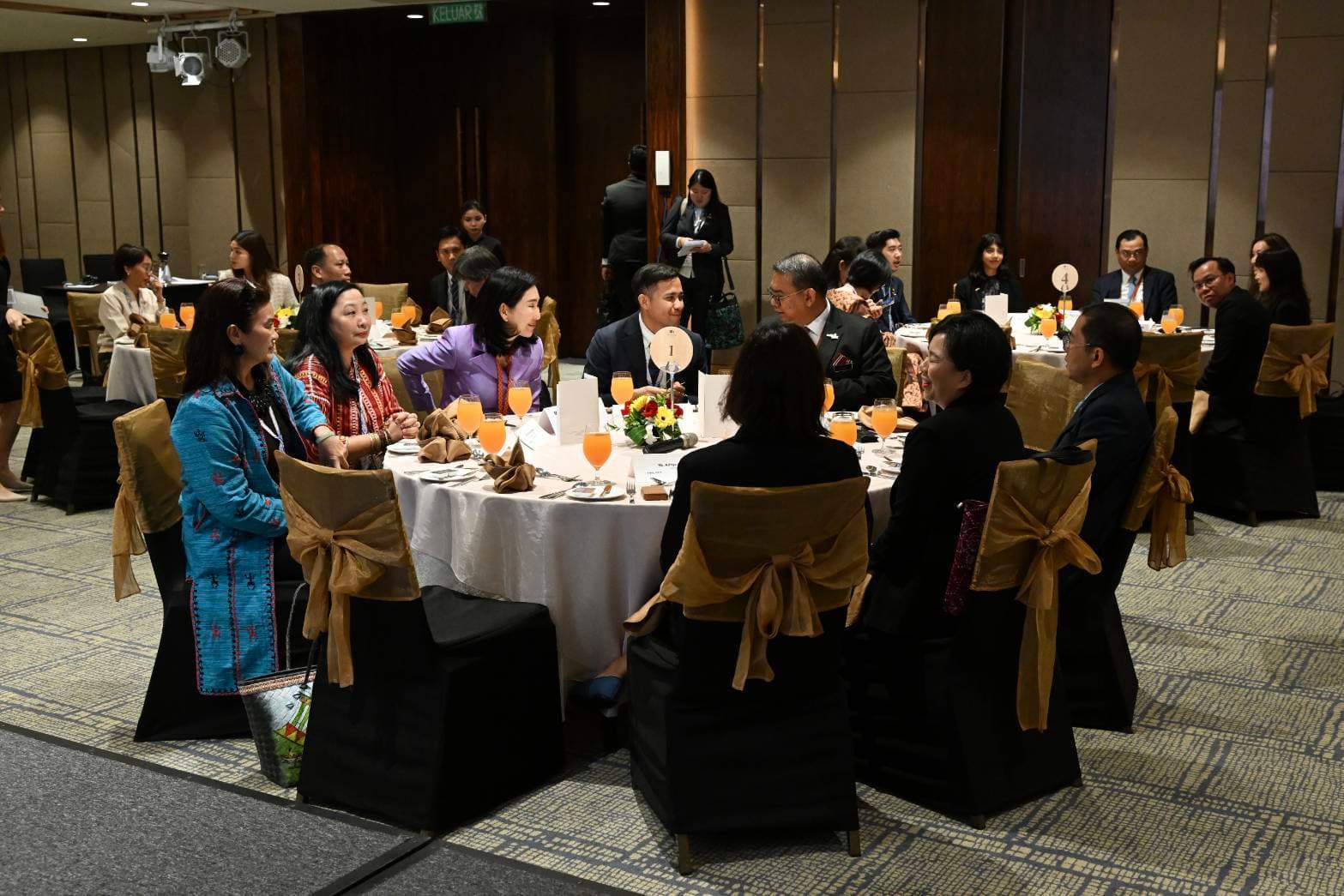 ปกก. ร่วมงานเลี้ยงอาหารกลางวัน US-ABC ในช่วงการประชุม ATF 2025