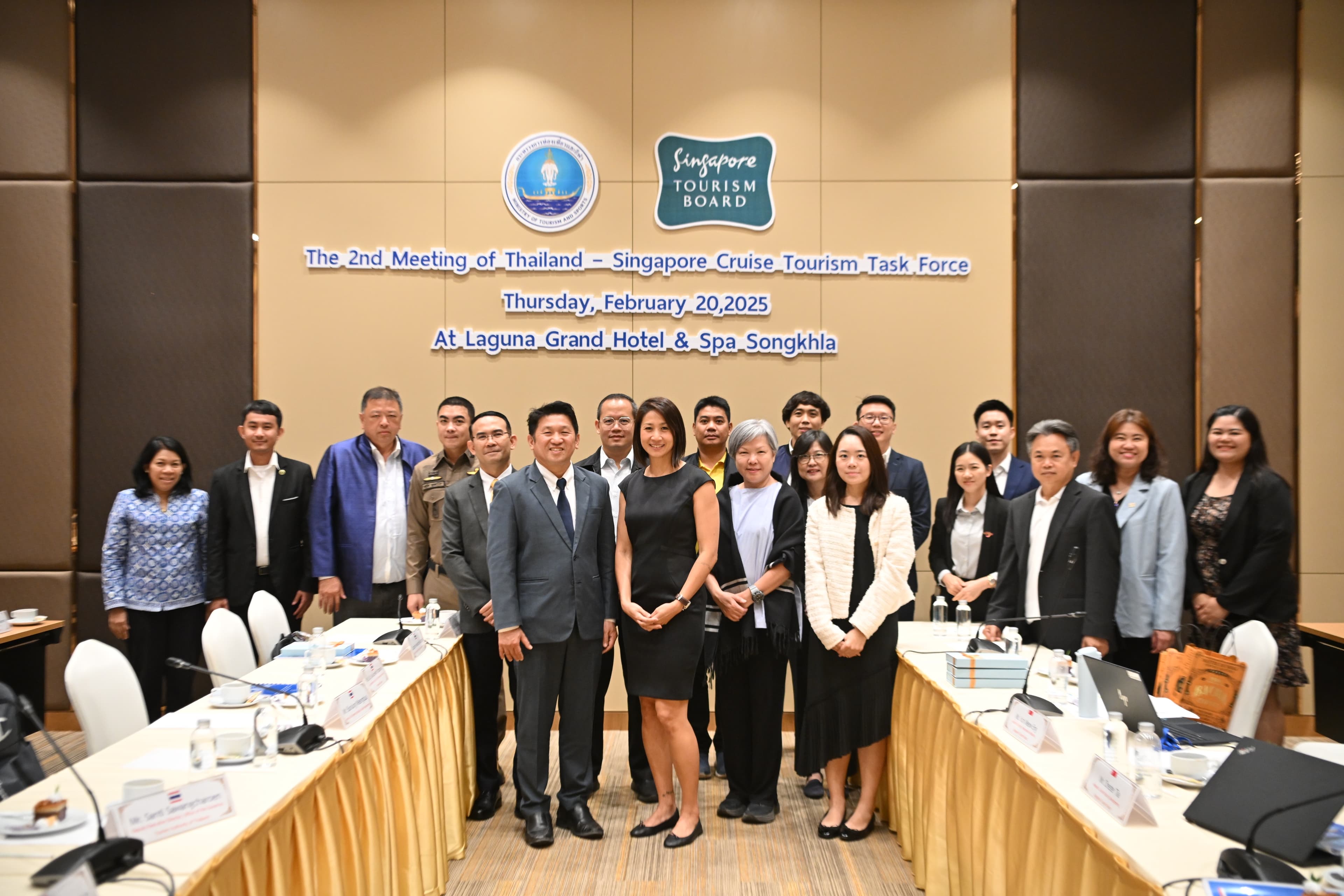 ไทยเป็นเจ้าภาพประชุมคณะทำงานเฉพาะกิจด้านการท่องเที่ยวเรือสำราญ ไทย-สิงคโปร์ ครั้งที่ 2