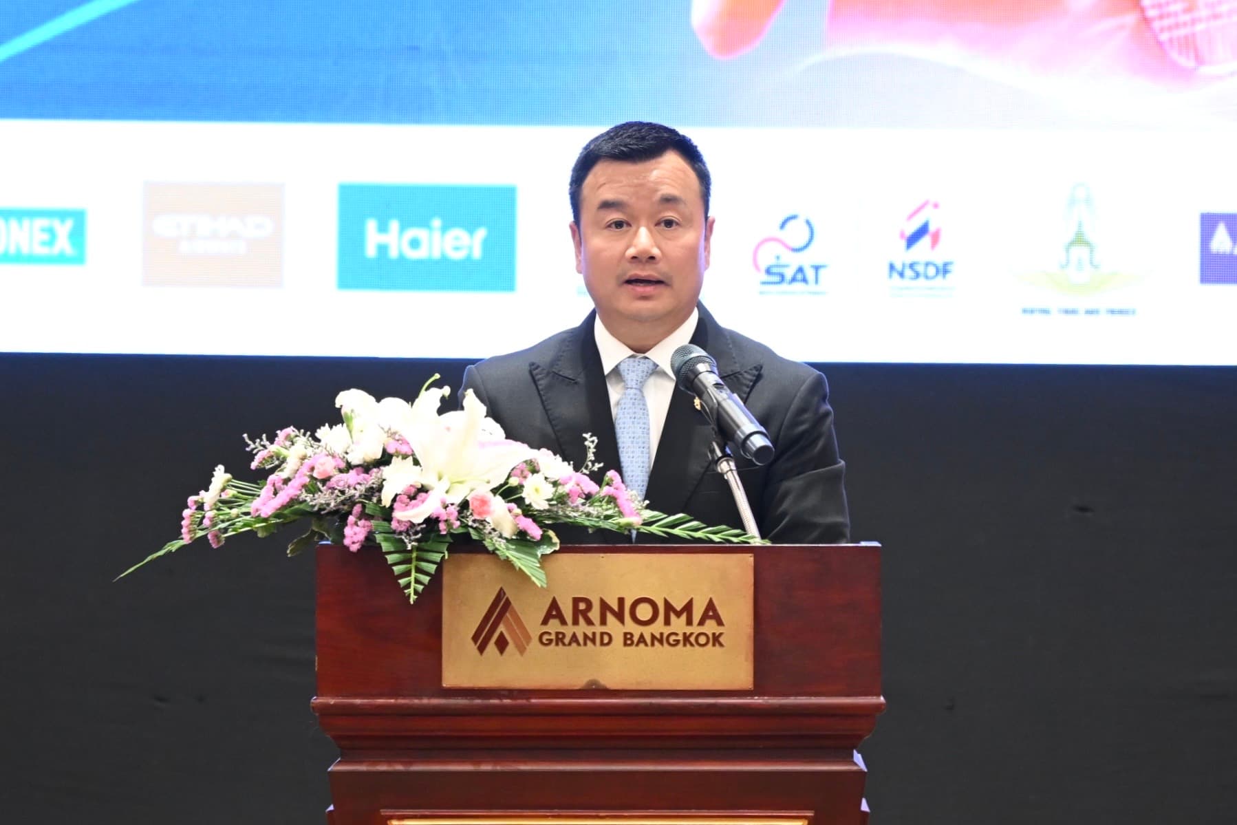 รมว.ท่องเที่ยวและกีฬา “สรวงศ์ เทียนทอง” แถลงข่าวเปิดศึกแบดมินตันระดับโลก “TOYOTA Thailand Open 2025” ชิงถ้วยพระราชทานฯ ระหว่าง 13-18 พ.ค. นี้