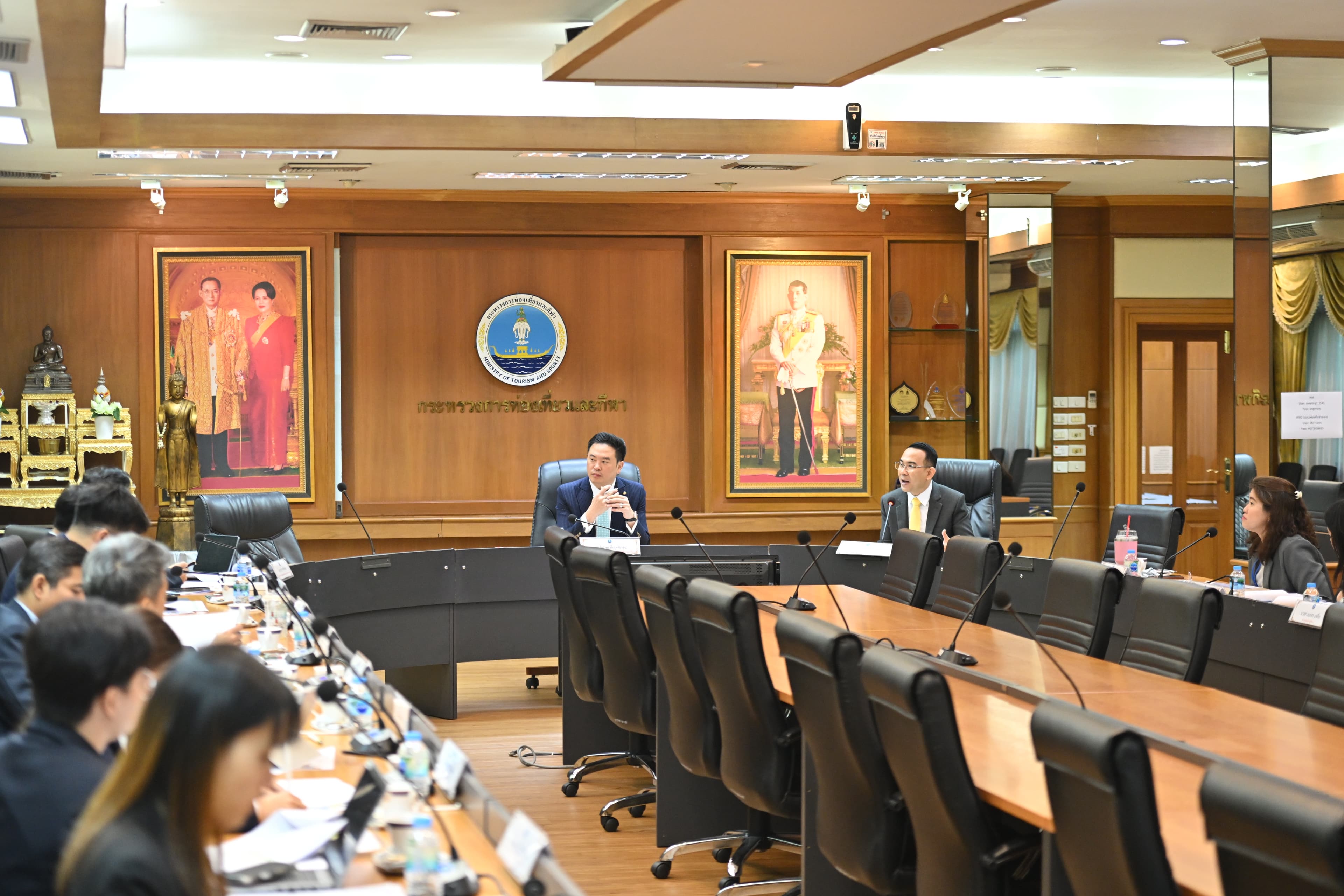 กระทรวงการท่องเที่ยวและกีฬา ประชุมเตรียมความพร้อมเป็นเจ้าภาพจัดการประชุมคณะทำงานด้านการท่องเที่ยว ไทย–มาเลเซีย ครั้งที่ 1