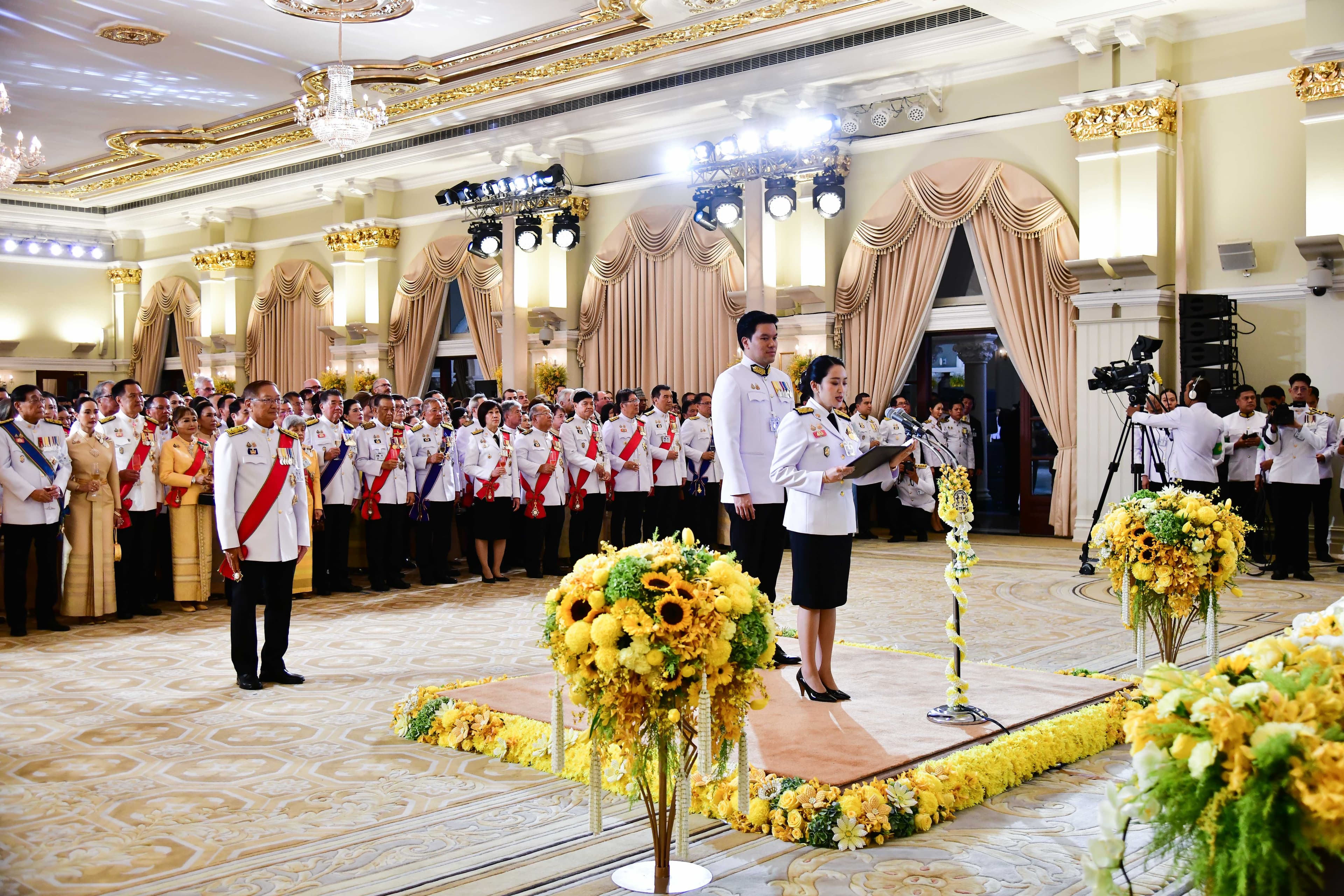 รมว.ท่องเที่ยวและกีฬา ร่วมน้อมสำนึกในพระมหากรุณาธิคุณ ในงานสโมสรสันนิบาตวันฉัตรมงคล 4 พ.ค. 2568