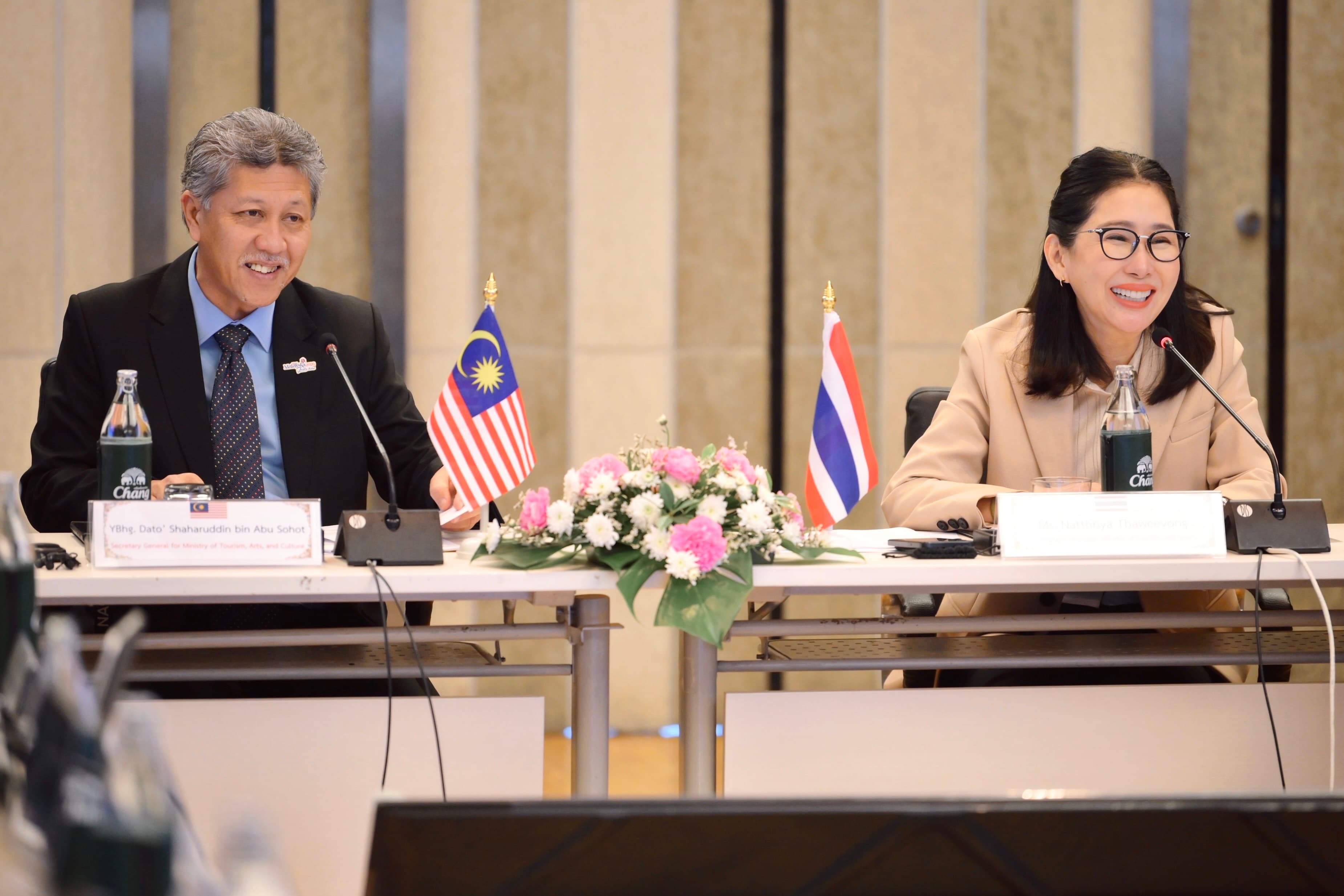 ปลัดกระทรวงการท่องเที่ยวและกีฬา เดินหน้าสานต่อเจตนารมณ์นายกรัฐมนตรี จัดประชุมคณะทำงานด้านการท่องเที่ยว ไทย – มาเลเซีย ครั้งที่ 1 ส่งเสริมการท่องเที่ยวแบบ Two-way Tourism