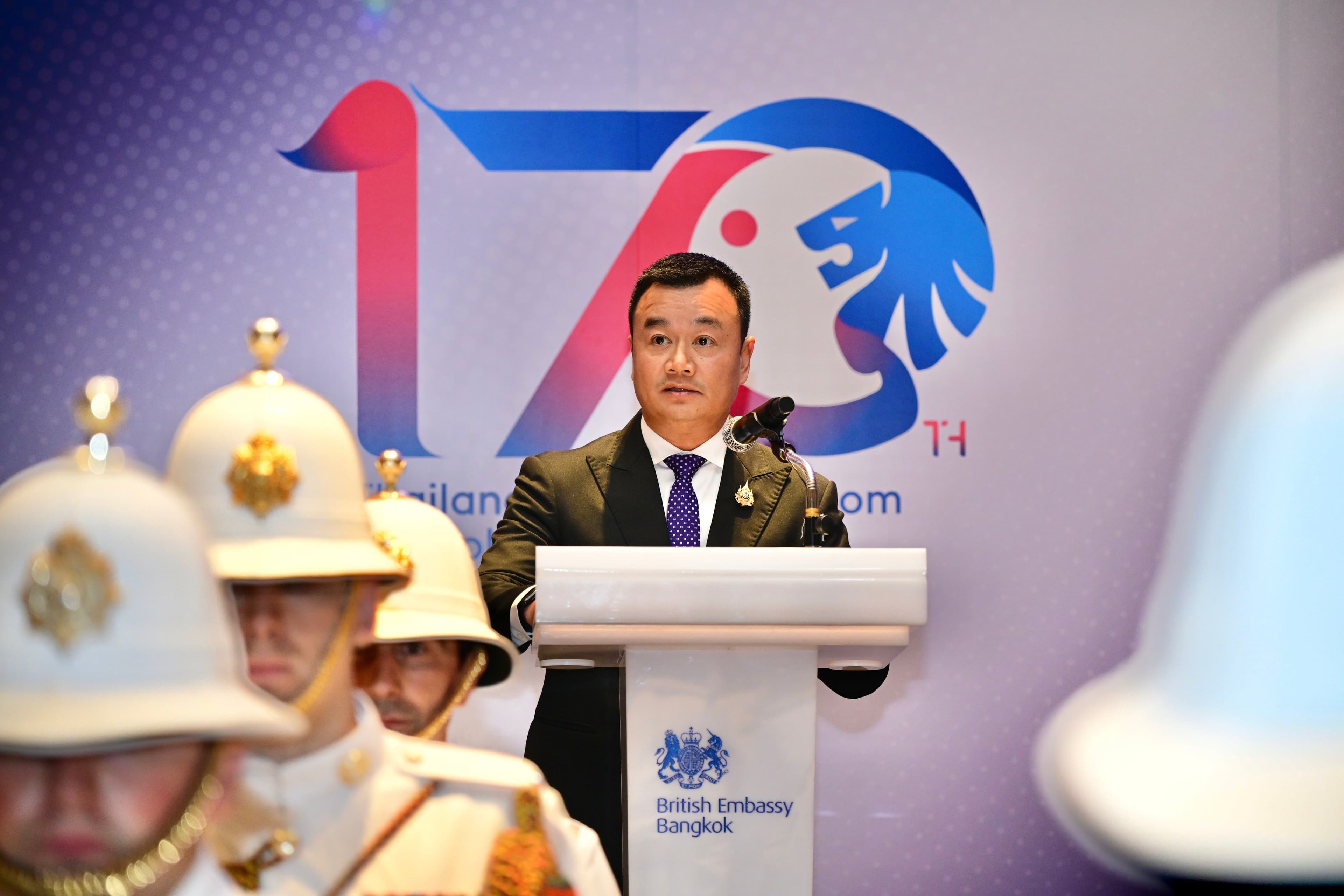 รัฐมนตรีว่าการกระทรวงการท่องเที่ยวและกีฬา ร่วมงานเฉลิมฉลองวันคล้ายวันพระราชสมภพพระเจ้าชาร์ลส์ที่ 3 แห่งสหราชอาณาจักร