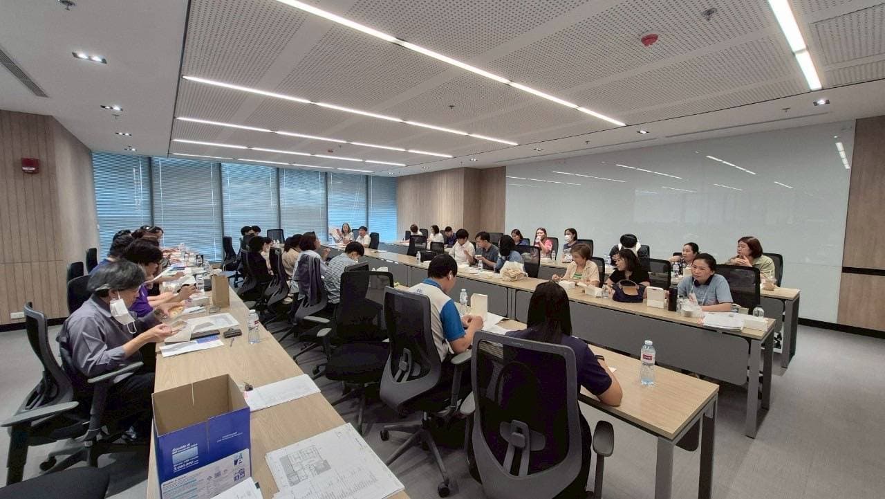 ประชุมคณะกรรมการตรวจรับพื้นที่ส่วนขยายศูนย์ราชการฯ โซน C เพื่อเตรียมความพร้อมก่อนส่งมอบพื้นที่