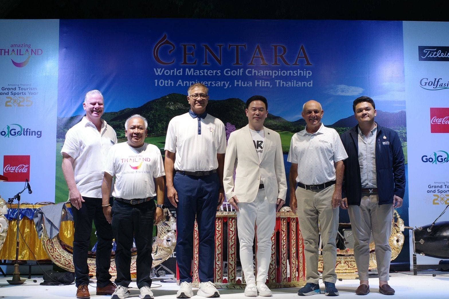 ผู้ช่วย รมว.ท่องเที่ยวฯ “จักรพล” ร่วมต้อนรับนักกอล์ฟนานาชาติ ในงานเลี้ยงเปิดการแข่งขัน Centara World Master Golf Championship 2025 ณ หัวหิน