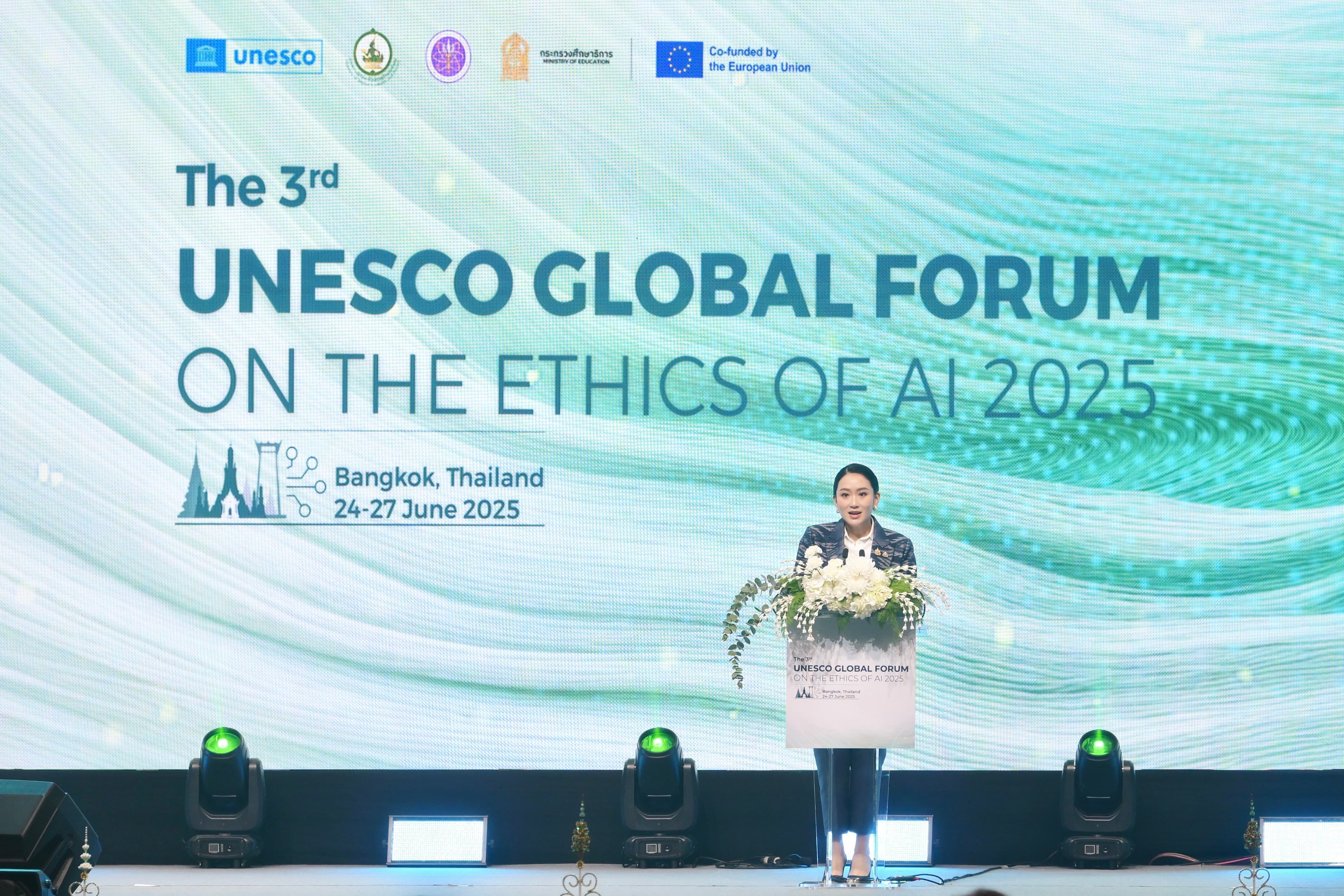 ผู้ช่วย รมว.ท่องเที่ยวฯ ร่วมพิธีเปิดการประชุมวิชาการนานาชาติ “The 3rd UNESCO Global Forum on the Ethics of AI 2025”