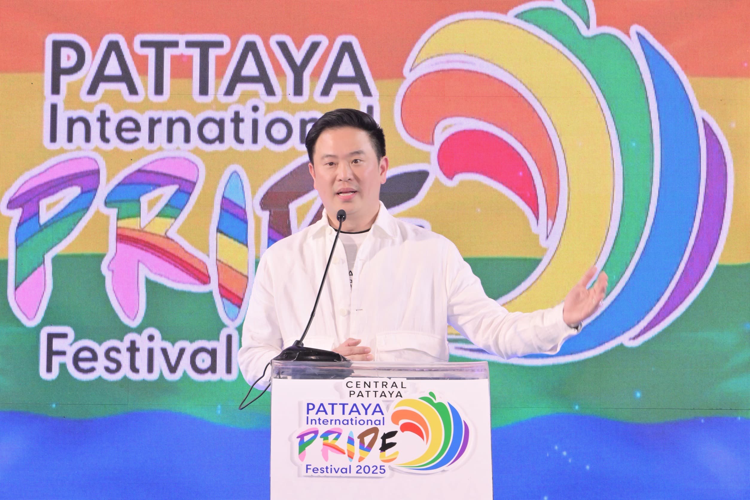 ผู้ช่วย รมว. ท่องเที่ยวฯ  ตอกย้ำความมุ่งมั่นของรัฐบาลในการผลักดันไทยสู่ "Pride Destination" ระดับโลกในงาน PATTAYA INTERNATIONAL PRIDE FESTIVAL 2025