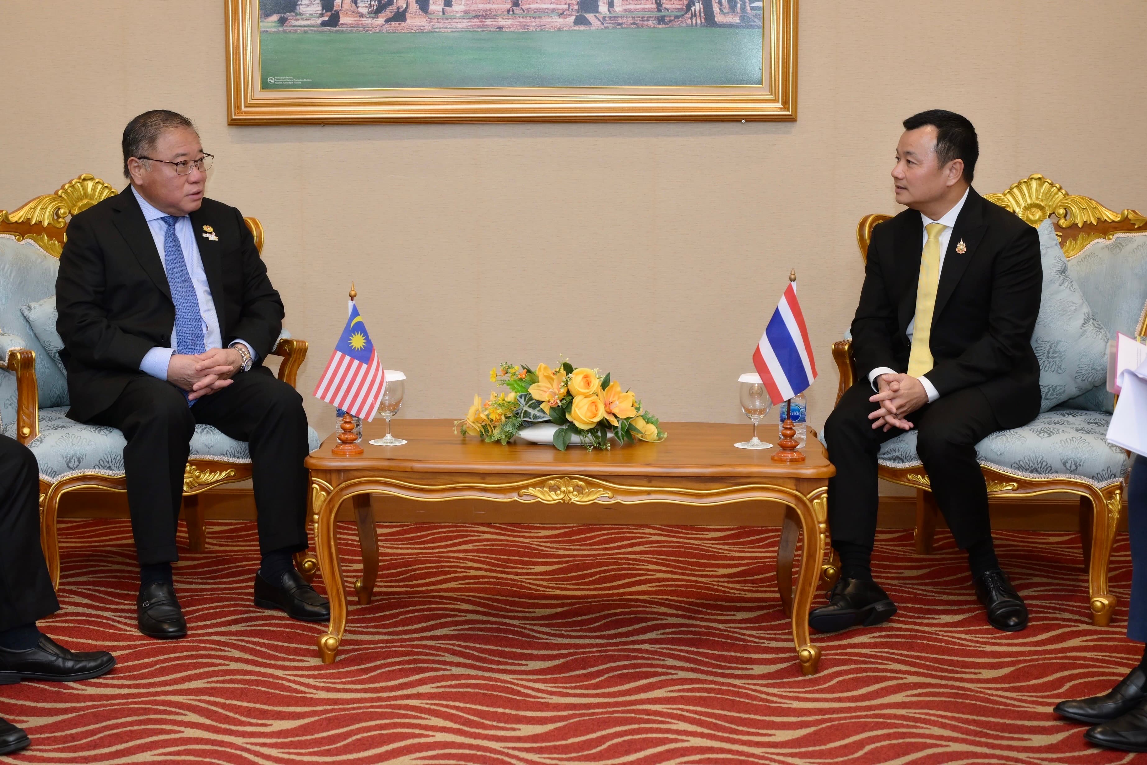 รมว.กก. ต้อนรับ รมต. ท่องเที่ยวมาเลเซีย พร้อมขับเคลื่อน Roadmap ท่องเที่ยวเพื่อส่งเสริม Two - way Tourism