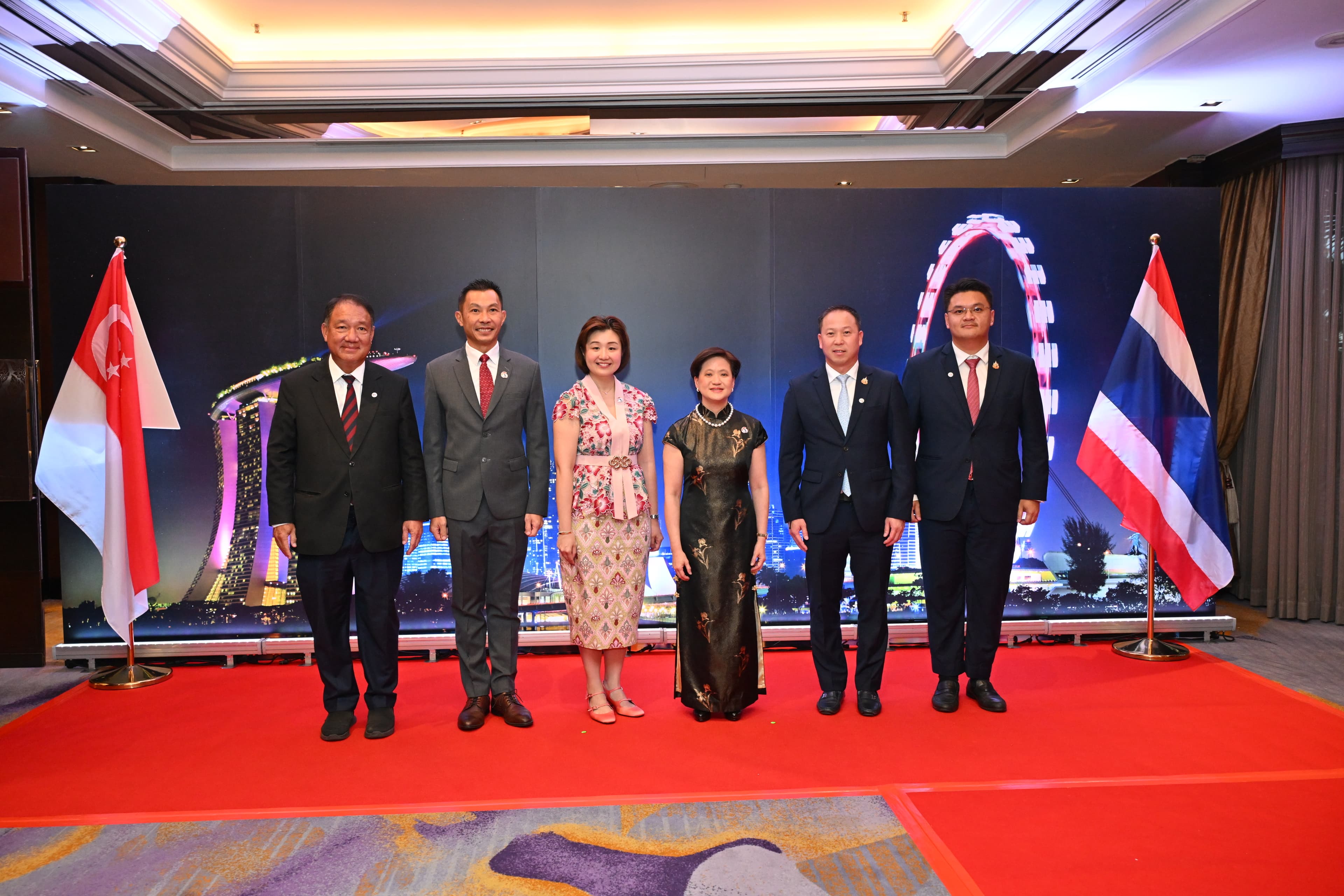 กระทรวงการท่องเที่ยวและกีฬา ร่วมแสดงความยินดีในงานเฉลิมฉลองวันชาติสาธารณรัฐสิงคโปร์ ย้ำสัมพันธ์แน่นแฟ้นในโอกาสครบรอบ 60 ปี ความสัมพันธ์ทางการทูตไทย–สิงคโปร์